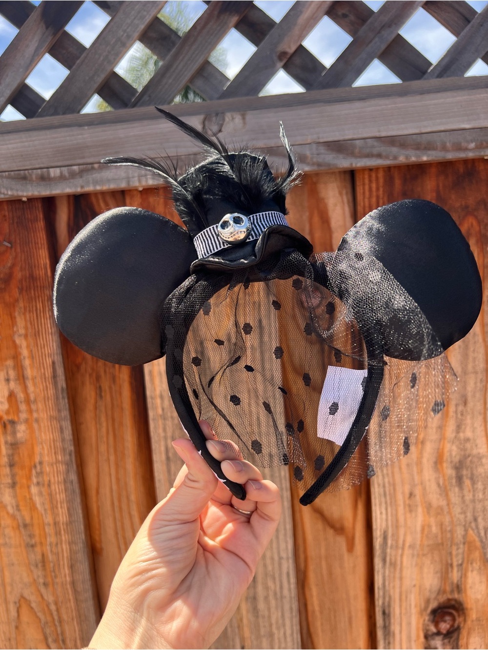 Disney Black Halloween Jack Skellington Ears